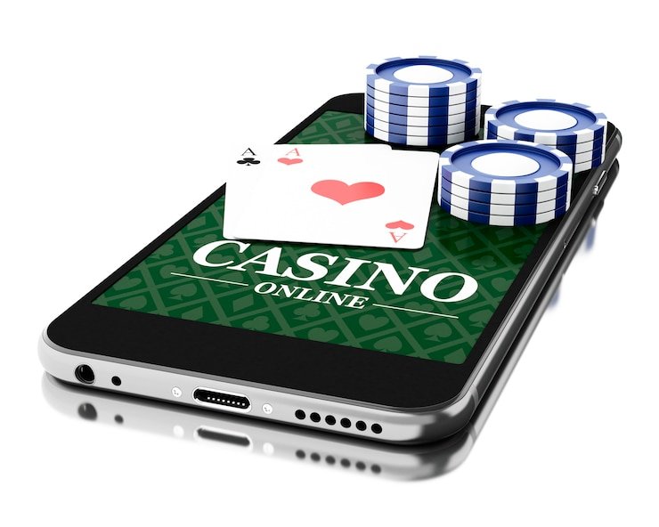 Simbol tanda tanya besar di layar smartphone menunjukkan layanan dukungan FAQ